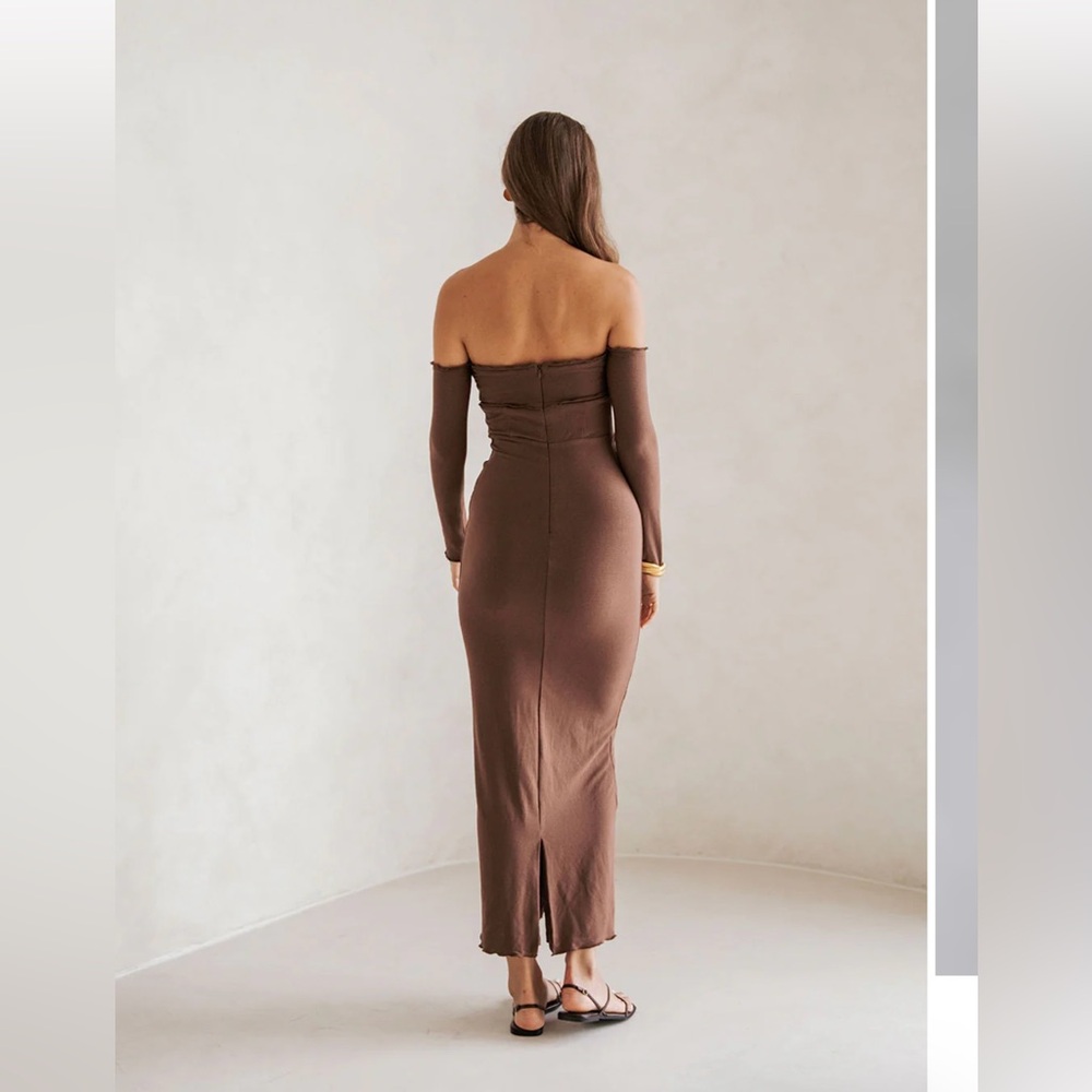 SABO Skirt Brown Holly Dress - Picture 2 of 3